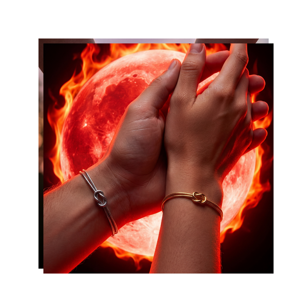 Legame Indissolubile – Bracciale con Nodo d'Amore