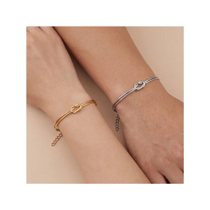Legame Indissolubile – Bracciale con Nodo d'Amore