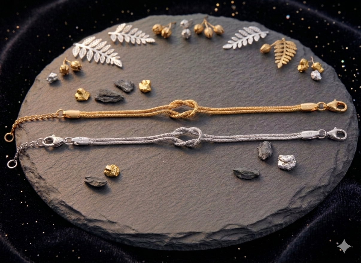 Legame Indissolubile – Bracciale con Nodo d'Amore